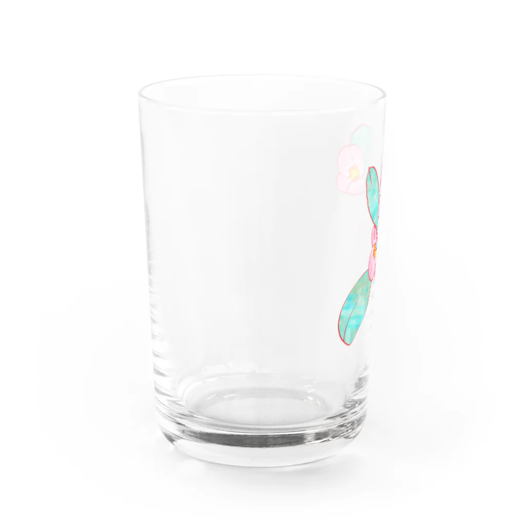 九月（くがつ）の花麒麟 Water Glass :left