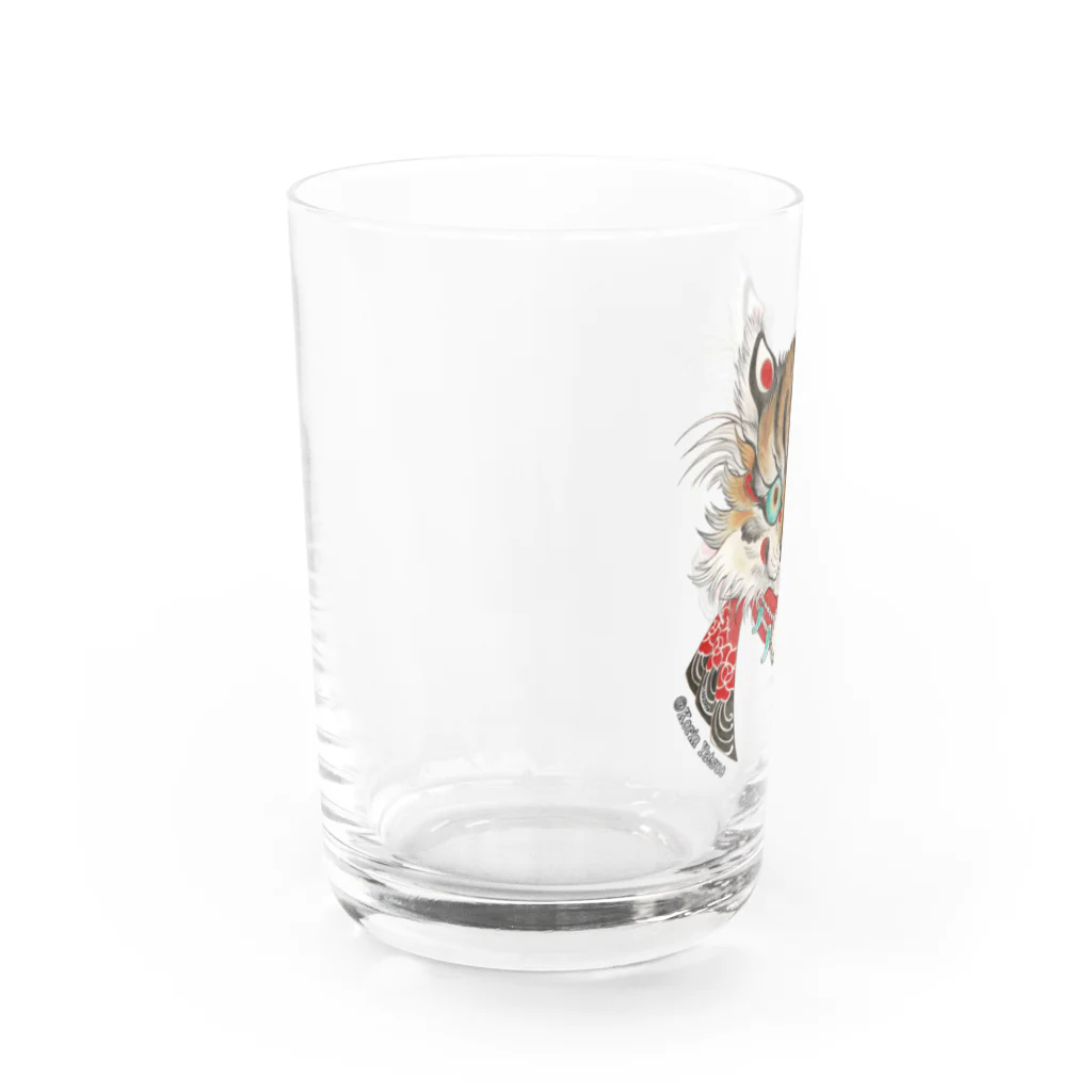 八ッ尾光輪の黄寅　KITORA Water Glass :left