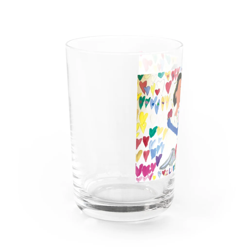 才能発掘アカデミーの安未ちゃん Water Glass :left