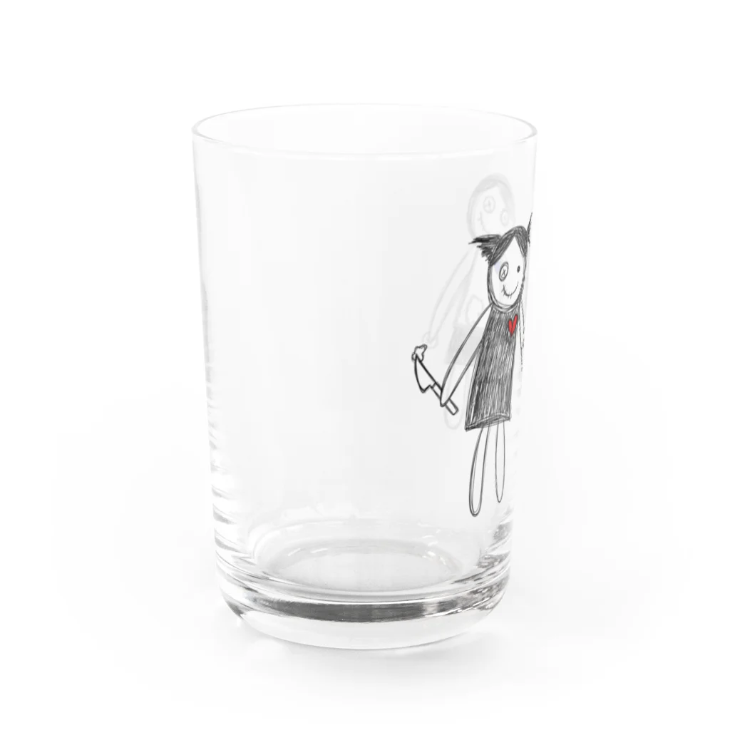 PULL OUTのずっと一緒 Water Glass :left