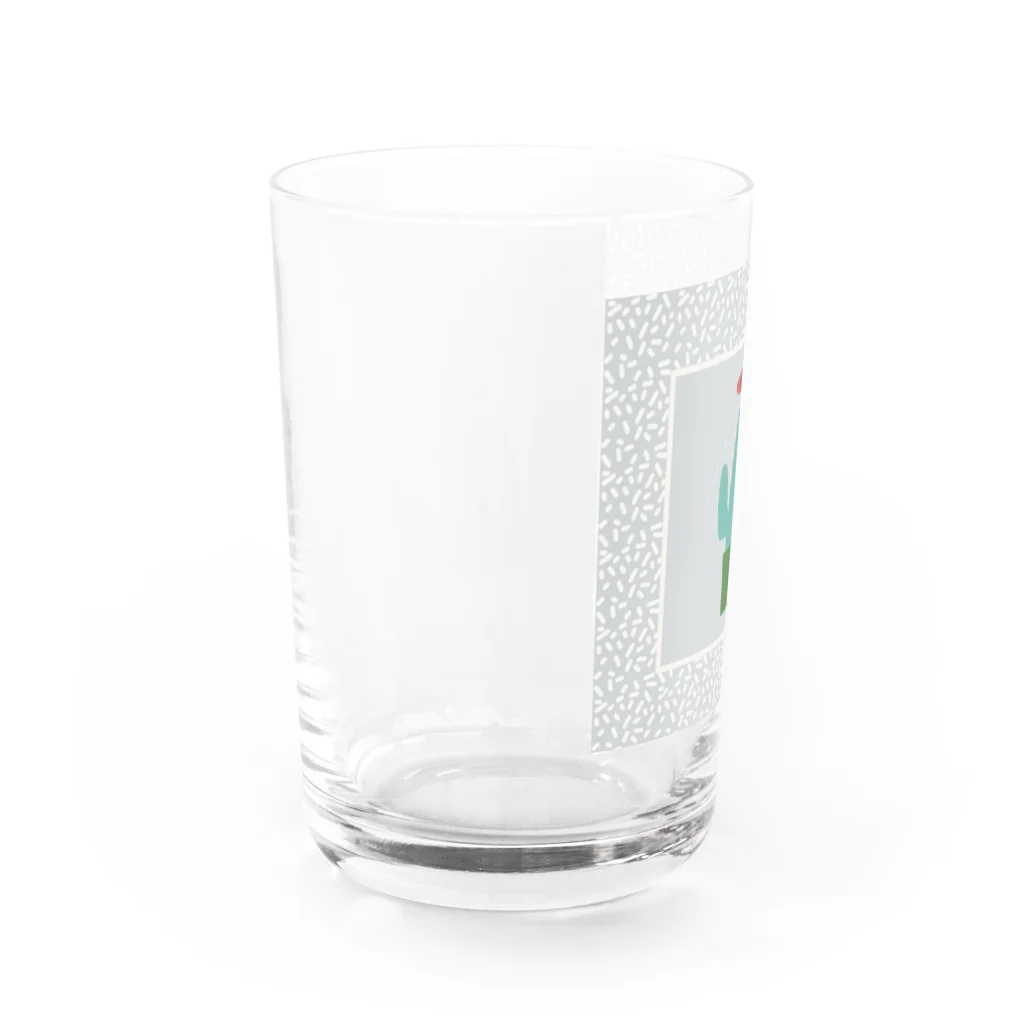 みやまの神聖なサボテン Water Glass :left