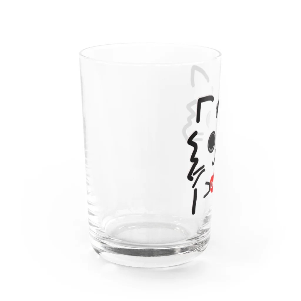 兎猫庵のハート猫 Water Glass :left