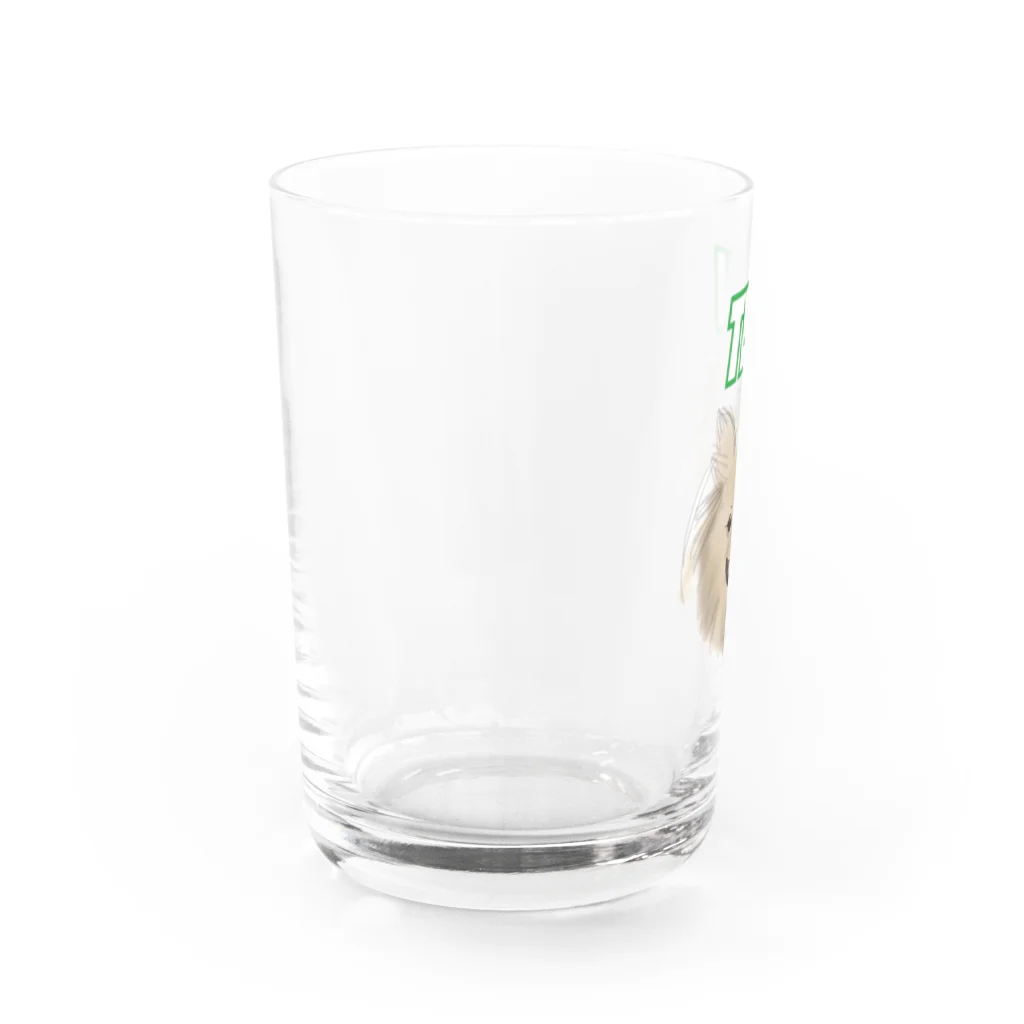 ebitensanのポメ天 Water Glass :left