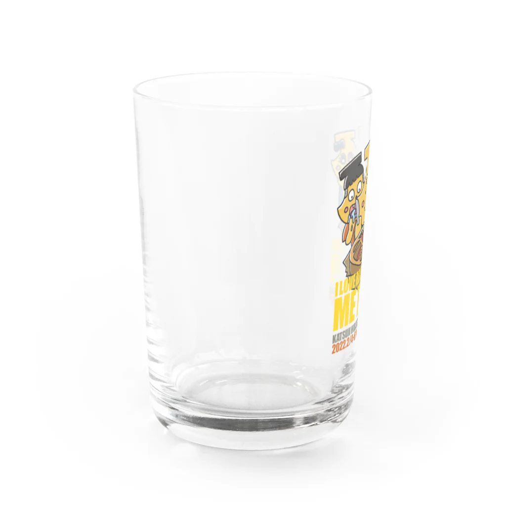 ばななたろうのI LOVE BANANATARO! ME TOO!! Water Glass :left