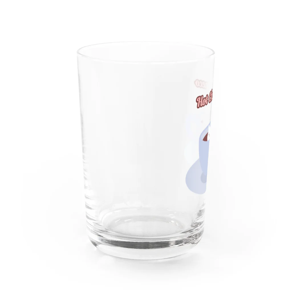 ハナのお店のホットチョコネーコ Water Glass :left