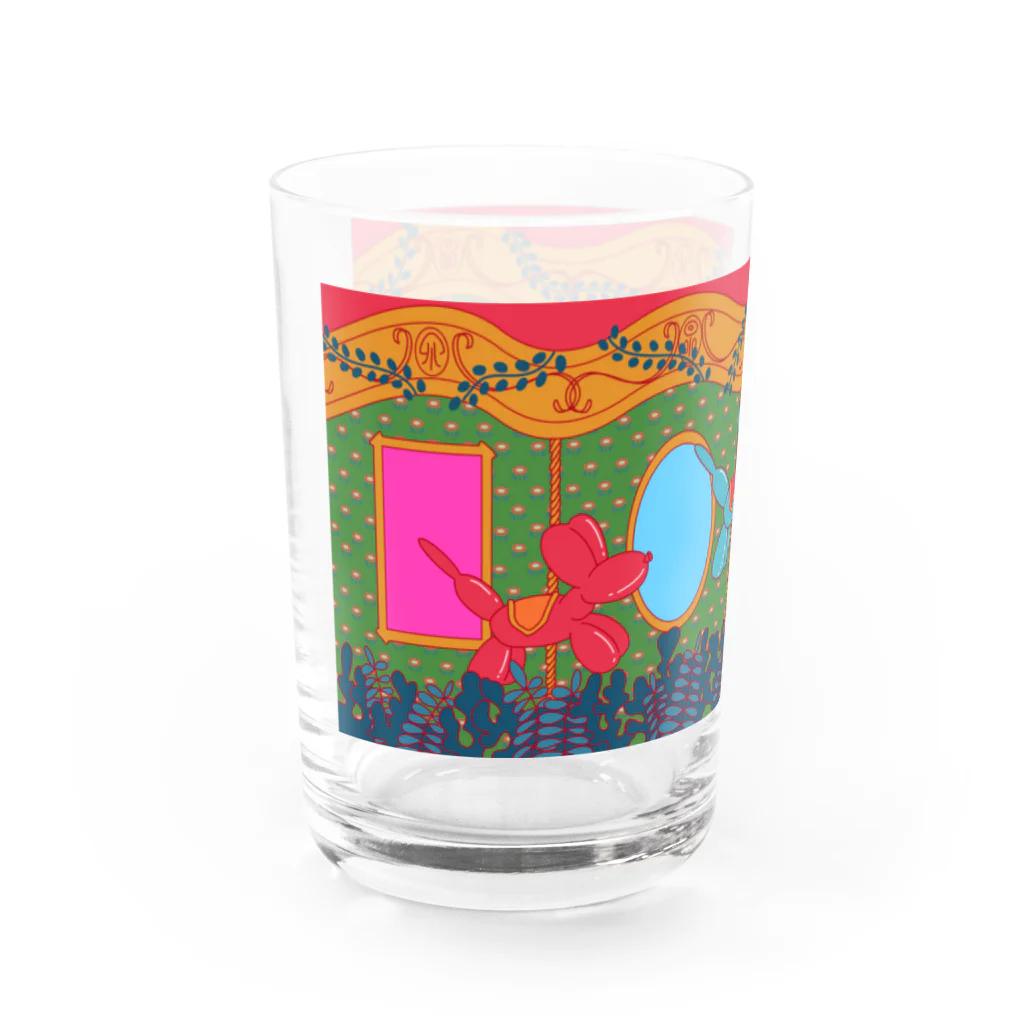 nerorianのメリーゴーランド(バルーンドッグ) Water Glass :left