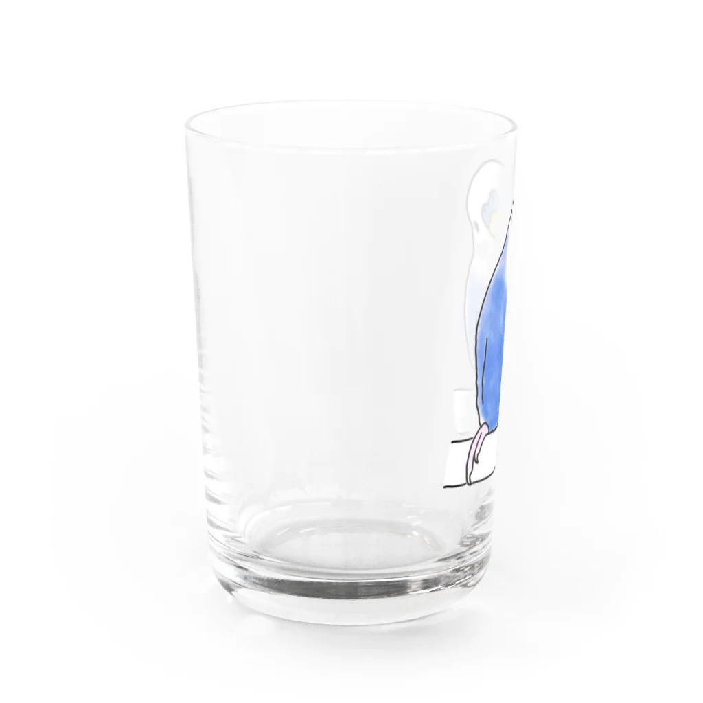 ぴぃのインコちゃん！ Water Glass :left