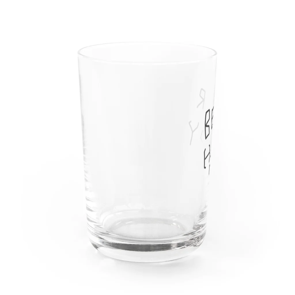 なおちんのBeer Happy Water Glass :left