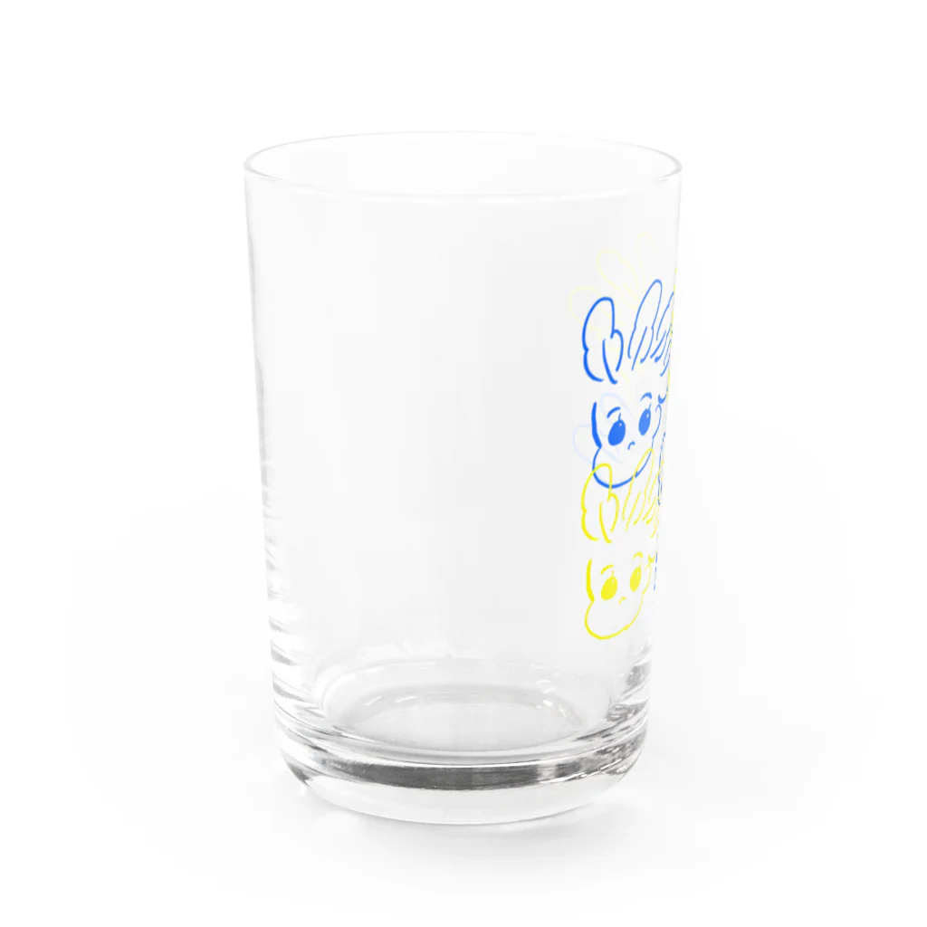 ビニールハウスのホウレンソウ（群） Water Glass :left