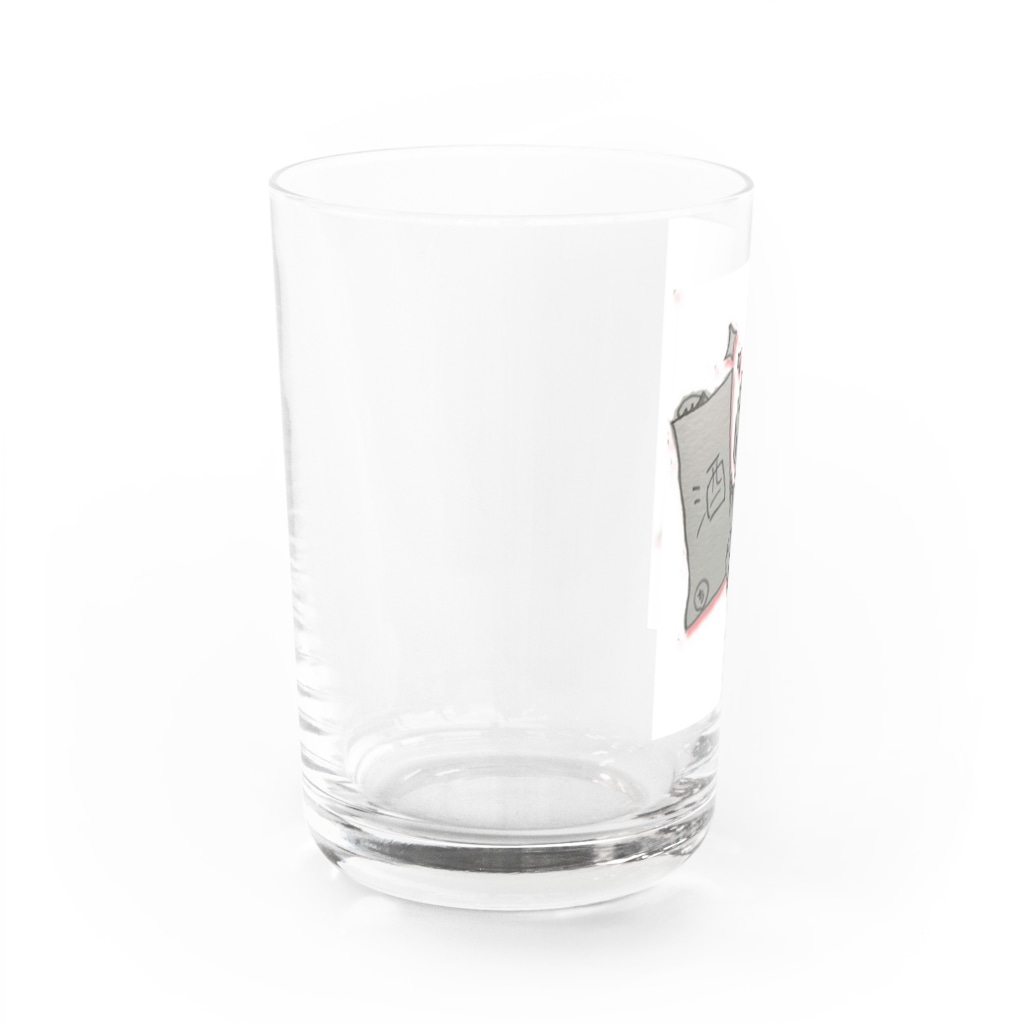 ミ亭の酒好きコ Water Glass :left
