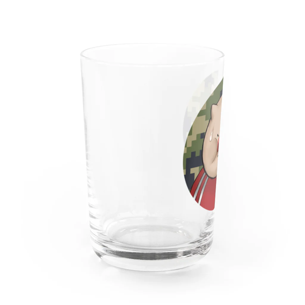 ぶったチャンネルのぶった汗迷彩Ver Water Glass :left