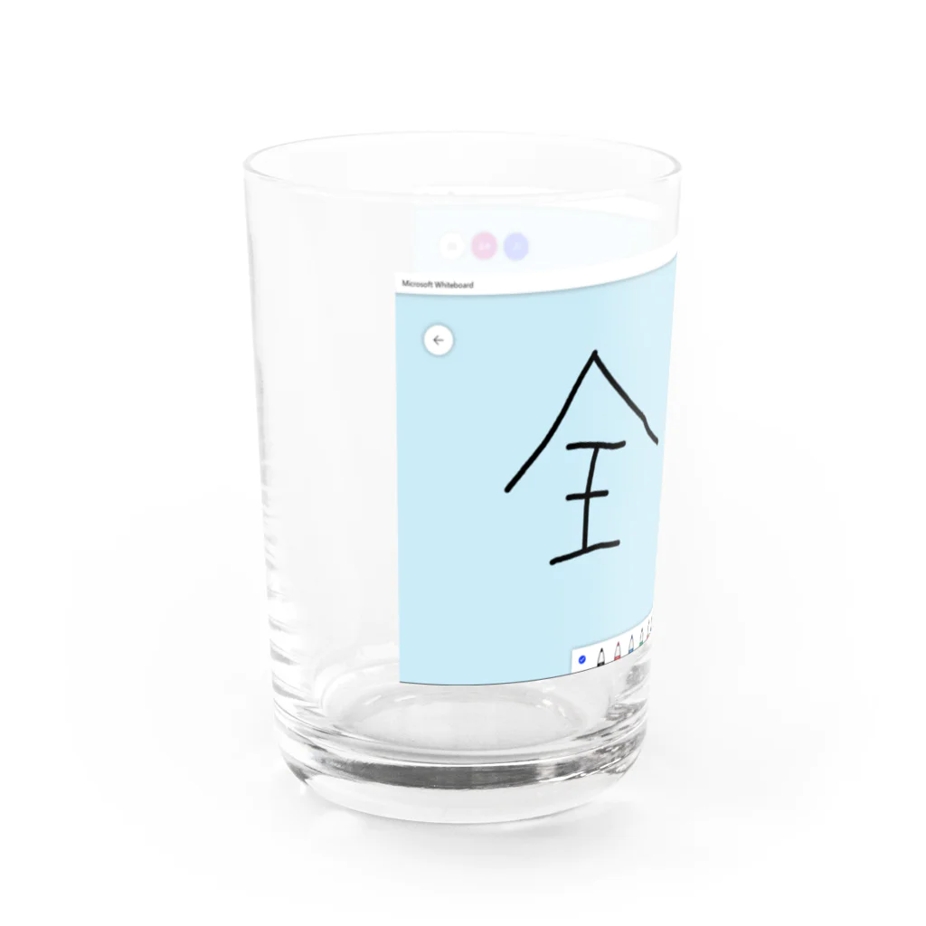 カエルくんの全力 Water Glass :left