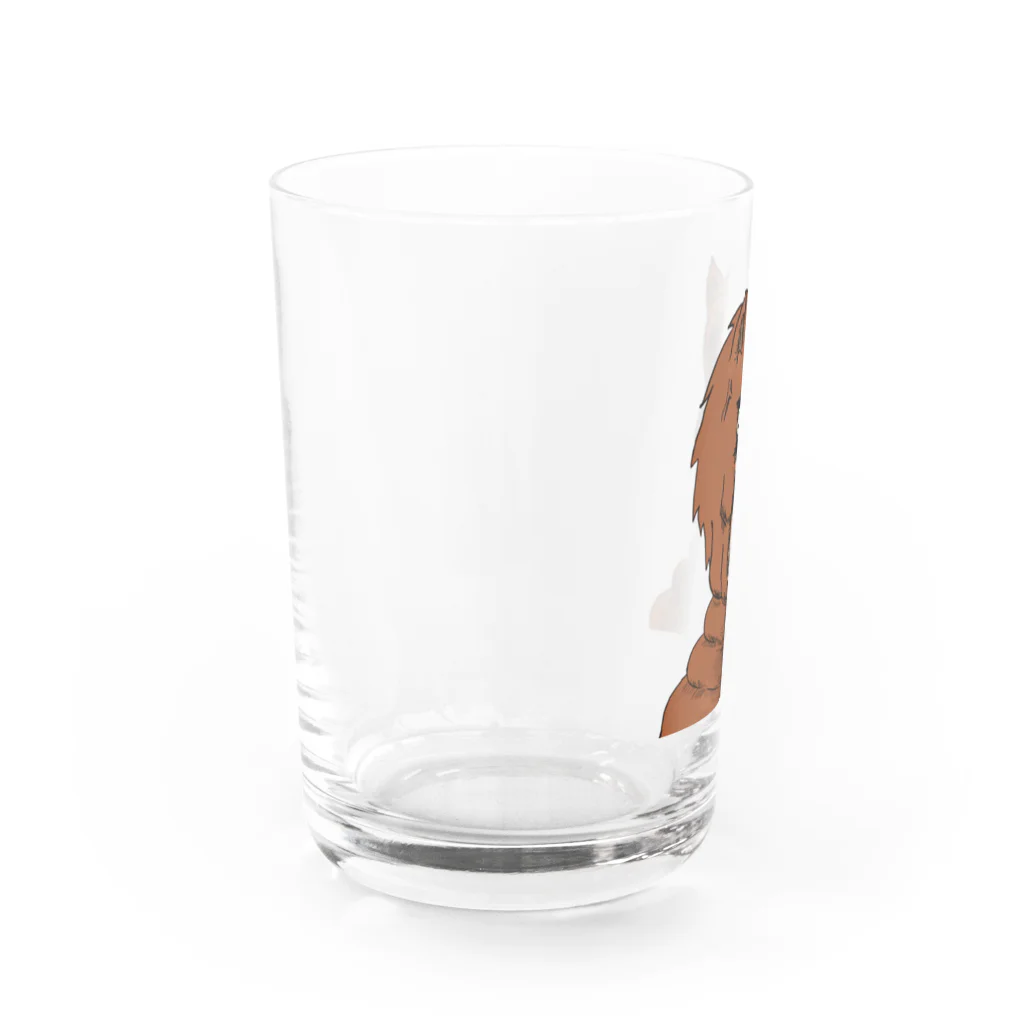 れいしょうのSUZURIのNFT風の猪 ~Boar Face Is Scary~ Water Glass :left