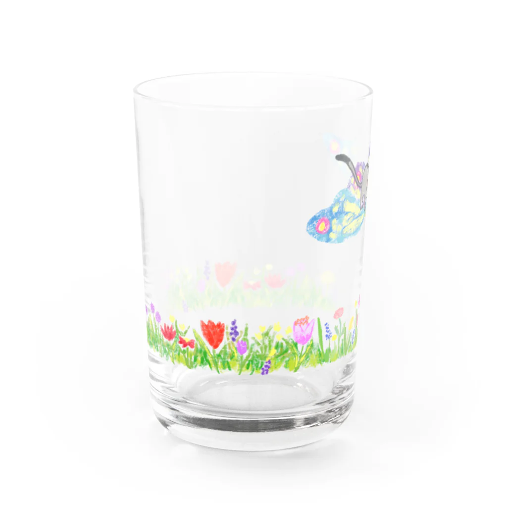 フクロモモンガのジオの春とジオ Water Glass :left