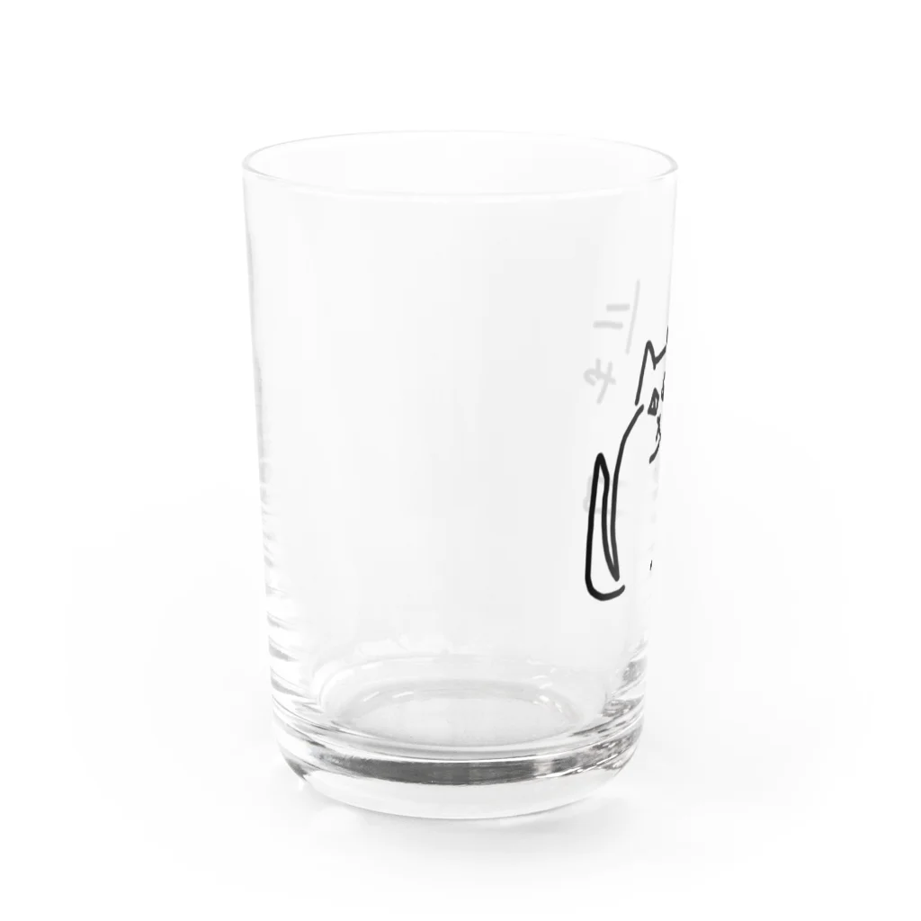 ののの猫屋敷の【はんぺん】 Water Glass :left