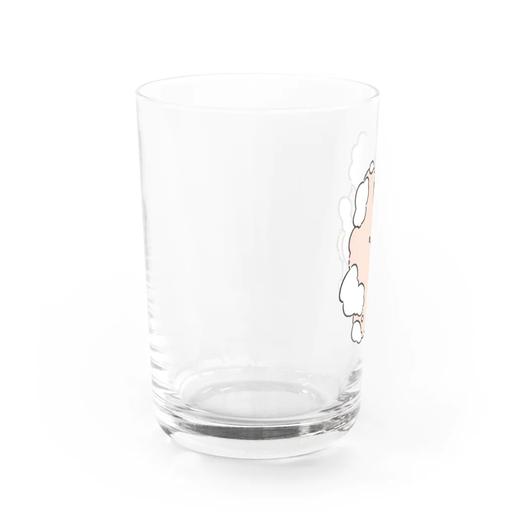 moguのあわあわうさぎ Water Glass :left