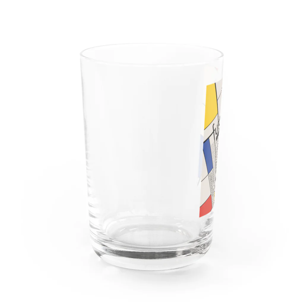 No.30_DesignWorks typographyのFutura Typography Design  Water Glass :left