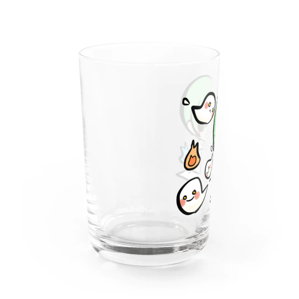 おばけと男の子とその他のおばけ4 Water Glass :left