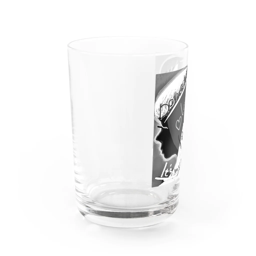 ヒーリングスマイルのきっといつかは Water Glass :left