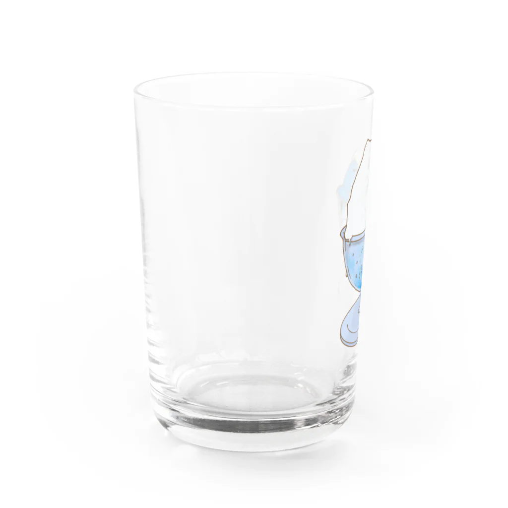 P3のかき氷ぴんぎん Water Glass :left