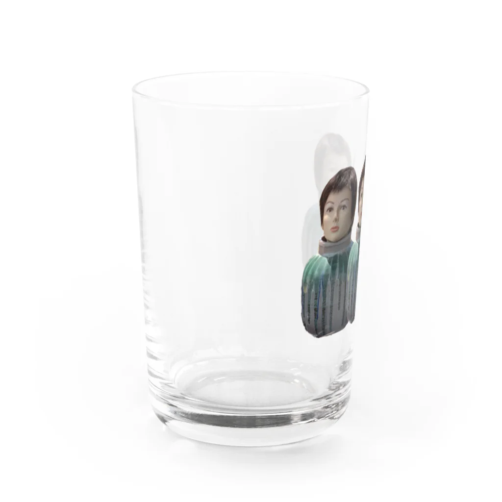 fukukita_inuのマネキンの末路×3 Water Glass :left