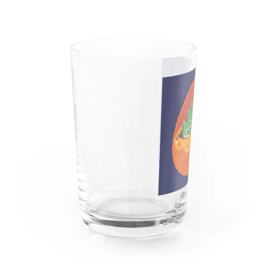 Terracotta*の出会ったよ、きょうりゅうくん Water Glass :left