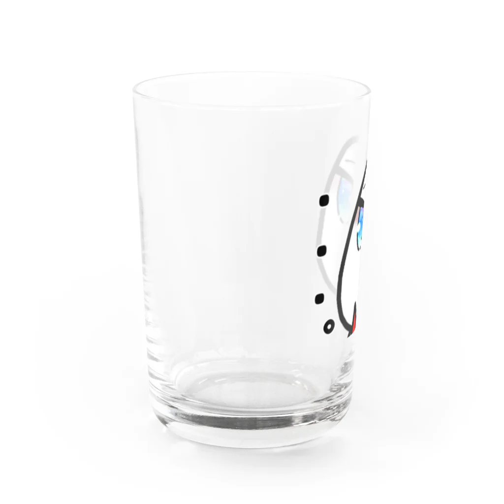 たいもの部屋のまがおのゆでたまごちゃん Water Glass :left