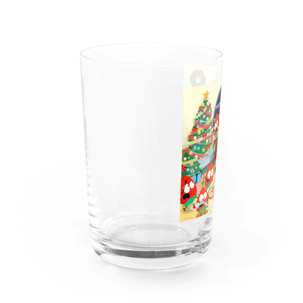 りんごくんのおみせの12月のりんごくん Water Glass :left