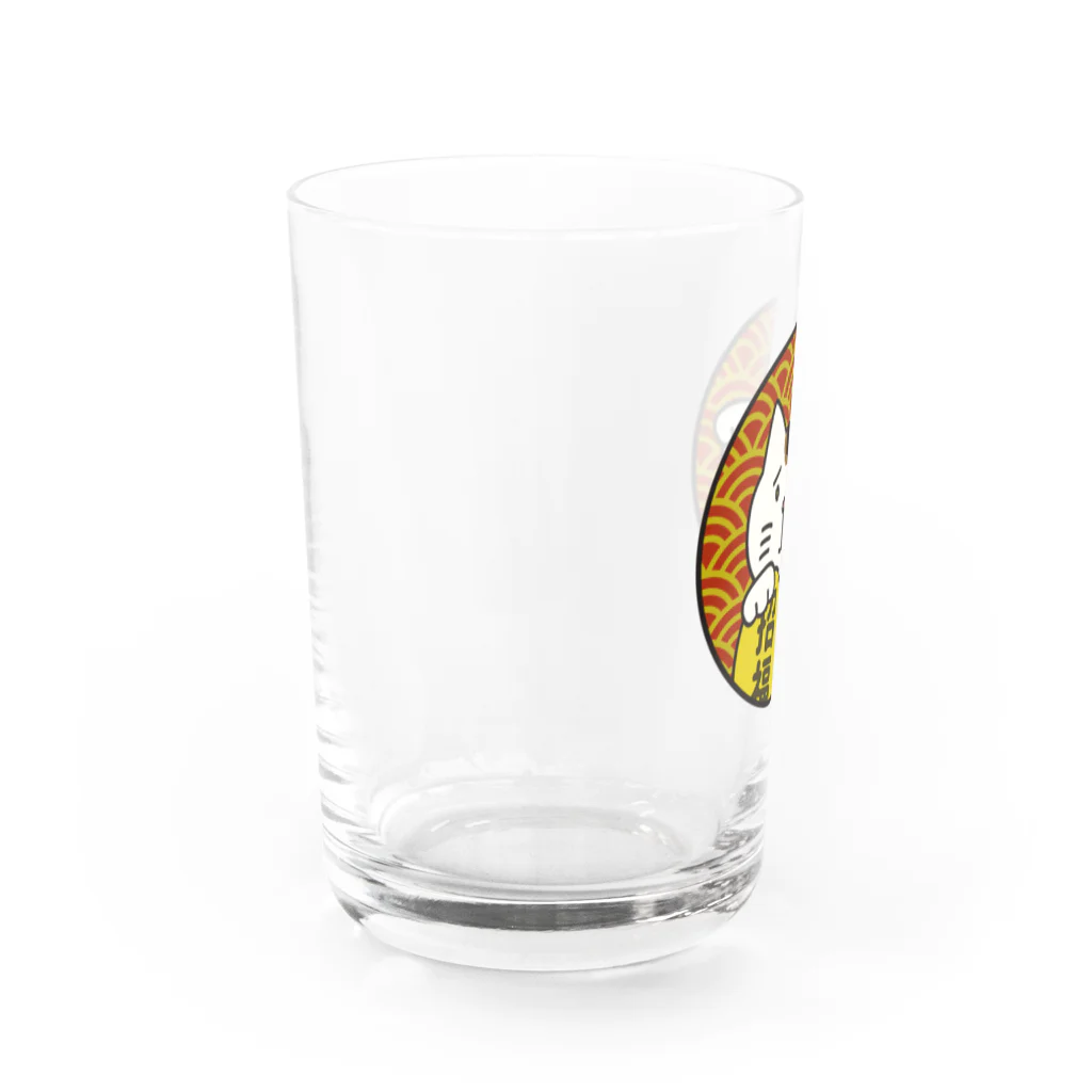 NE9TARのコマリガオの招きネコ Water Glass :left