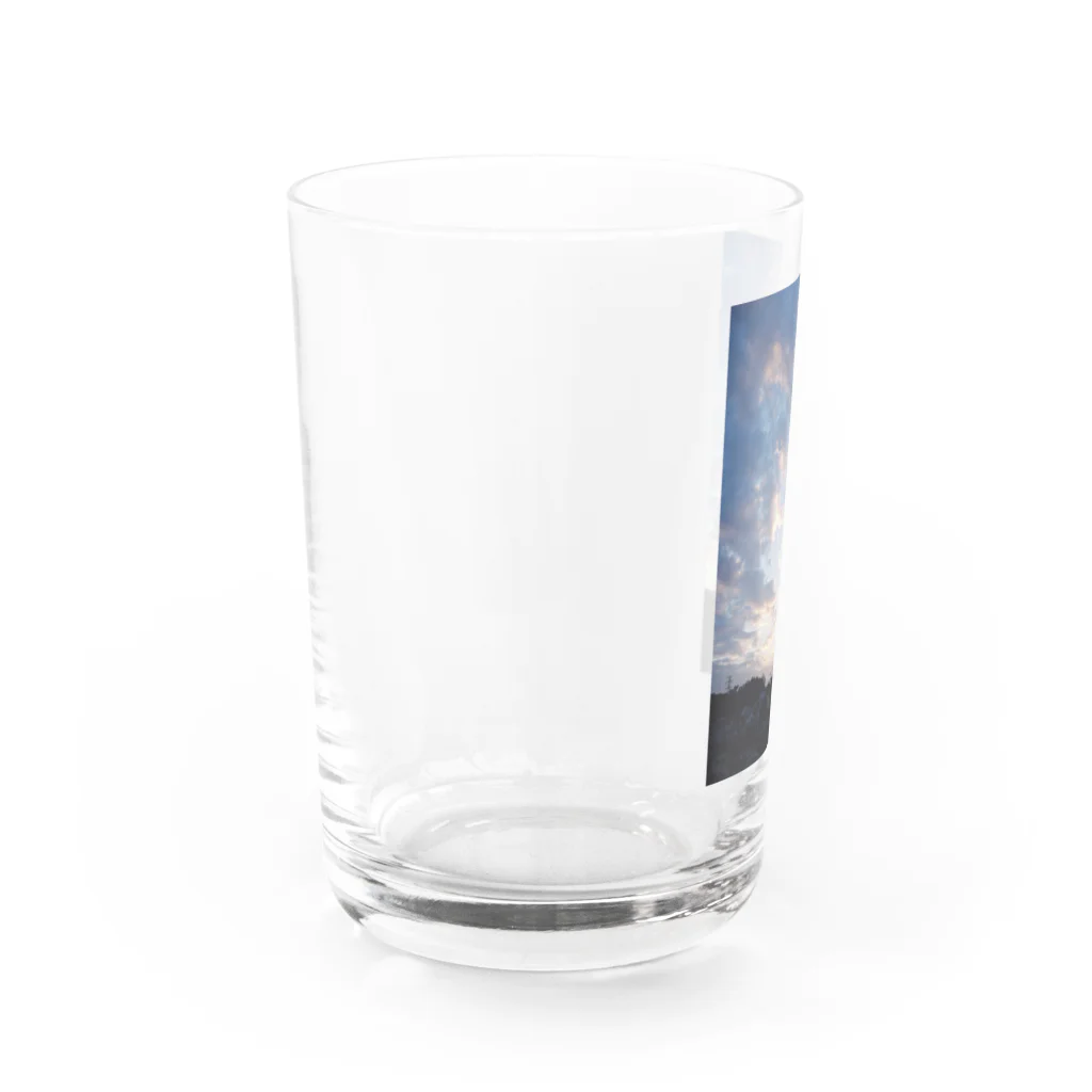 ふぉとばいちんたおのゆうやけ2 Water Glass :left