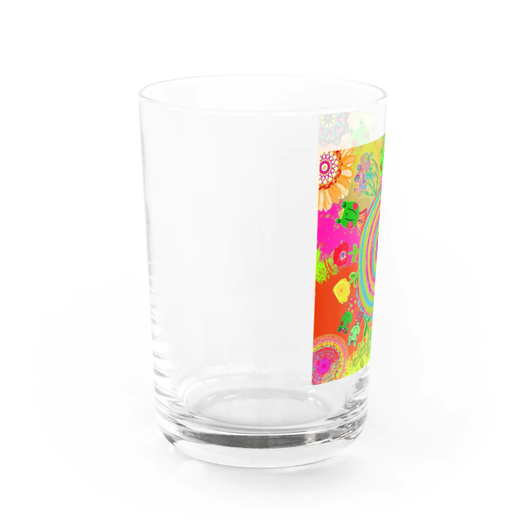 カエルモチーフオリジナル制作専門店のオリジナルのカエルちゃん♡♡💓💞🐸 Water Glass :left