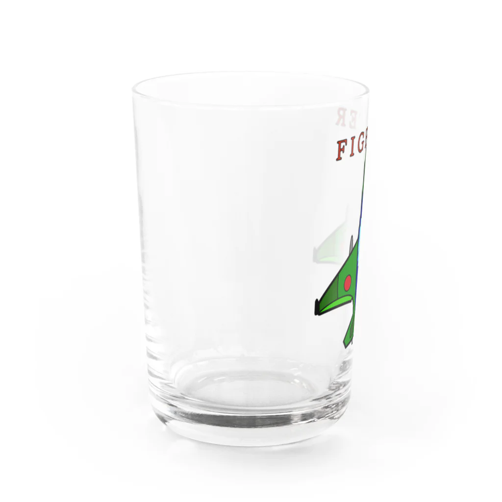 GREAT 7の戦闘機 Water Glass :left