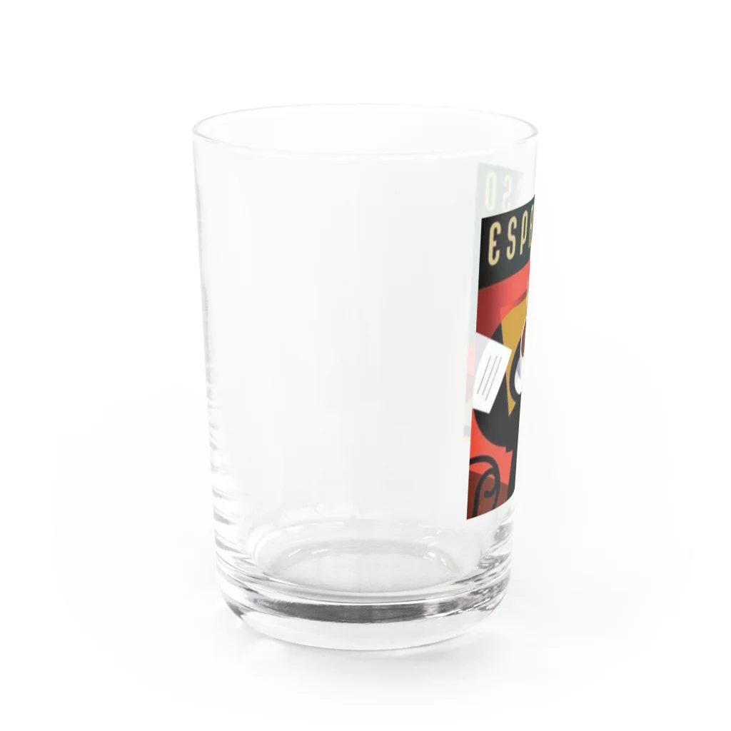 YS VINTAGE WORKSのイタリア 熱々エスプレッソ Water Glass :left