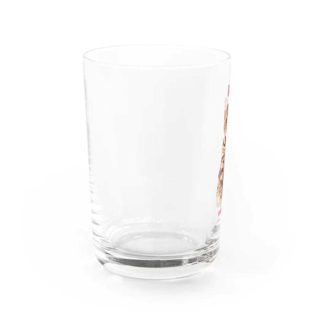 にゃんたまHOUSEのベルシルエット Water Glass :left