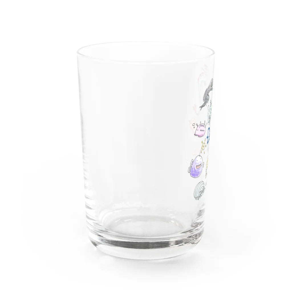 ぺんぎん丸の潜って探そうDEEP SEA Water Glass :left