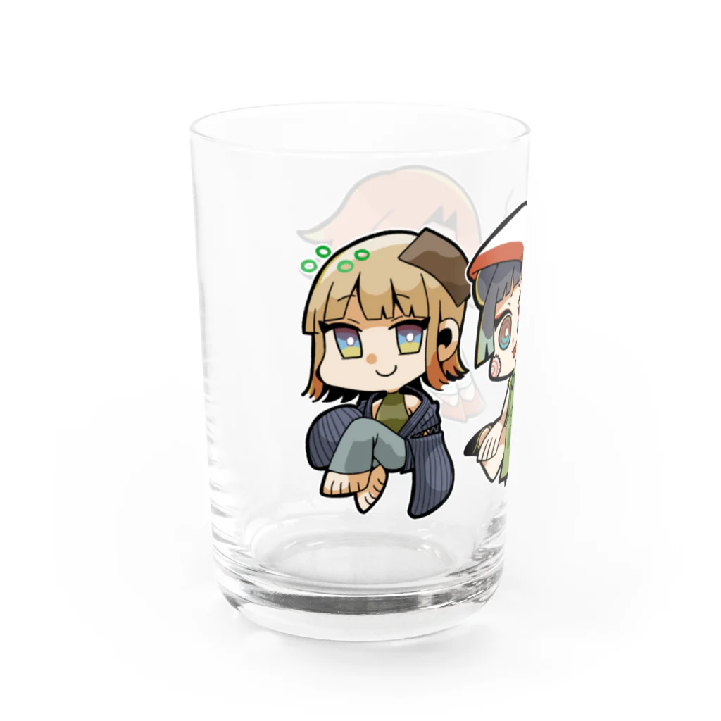 日常かんぱにー@BOOTH開店中のぬ～がるず Water Glass :left