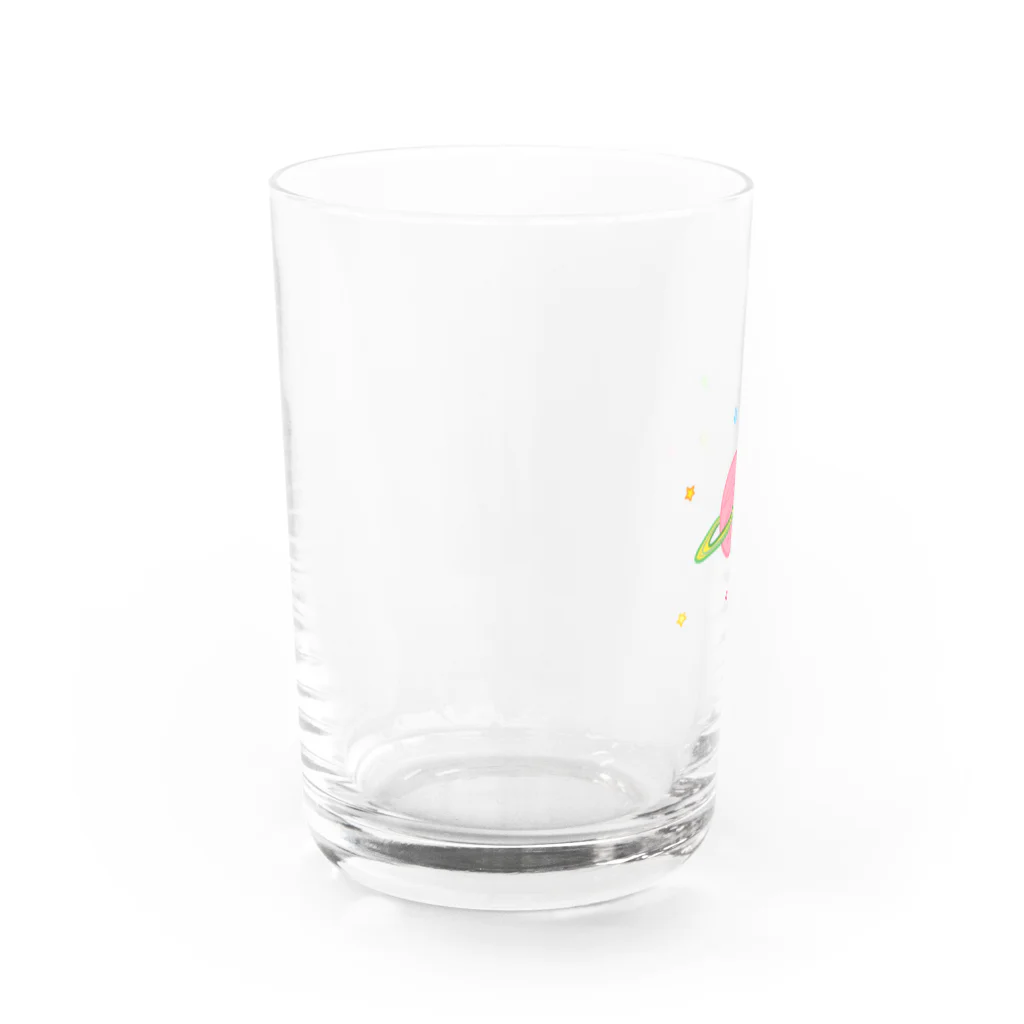 柑橘類の土星くん Water Glass :left