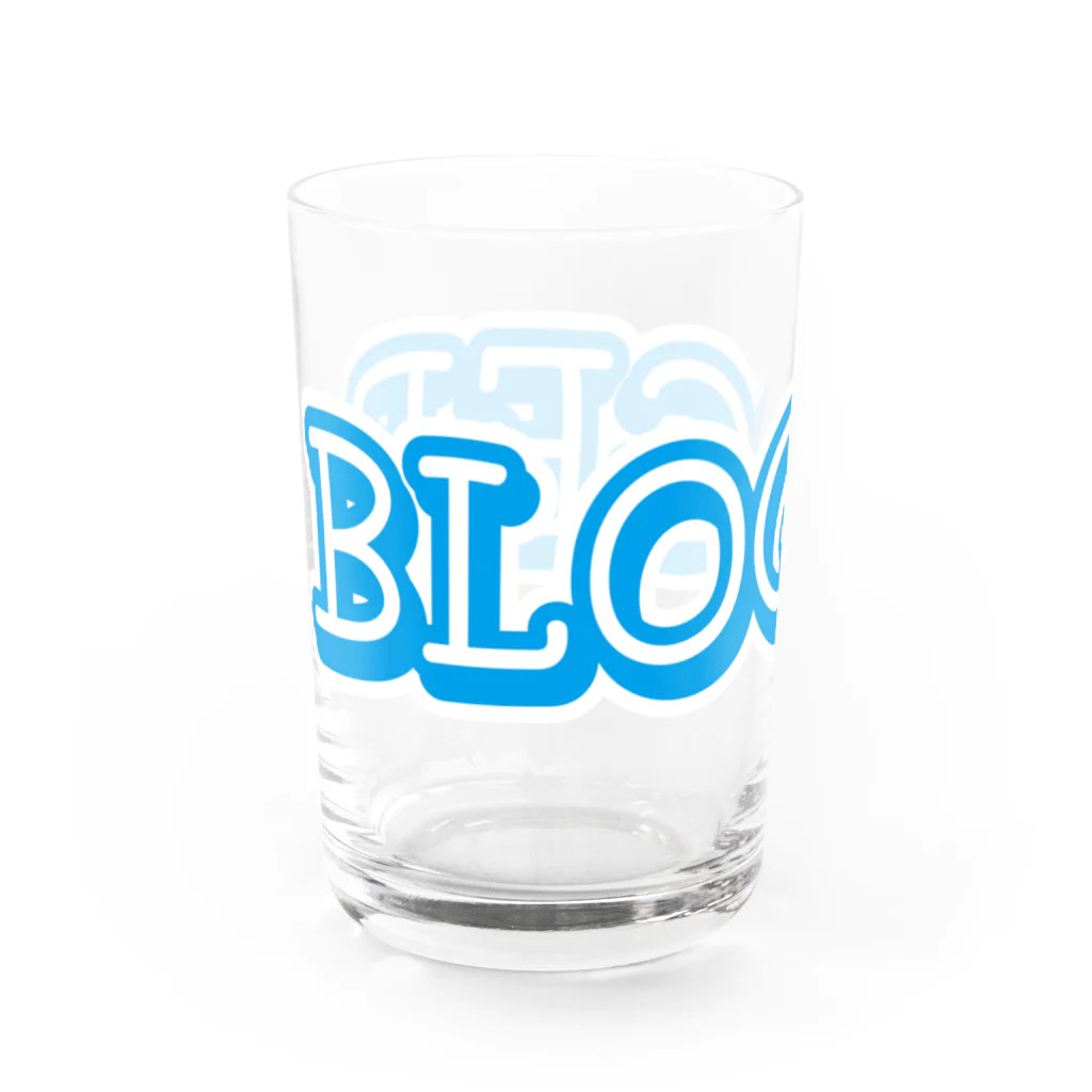 きくのらくがきのBLOGGER きく Water Glass :left