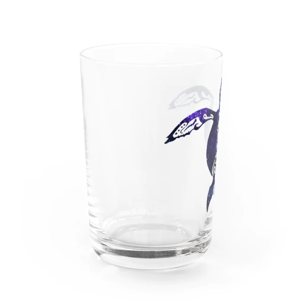 mouthの亀×宇宙 Water Glass :left