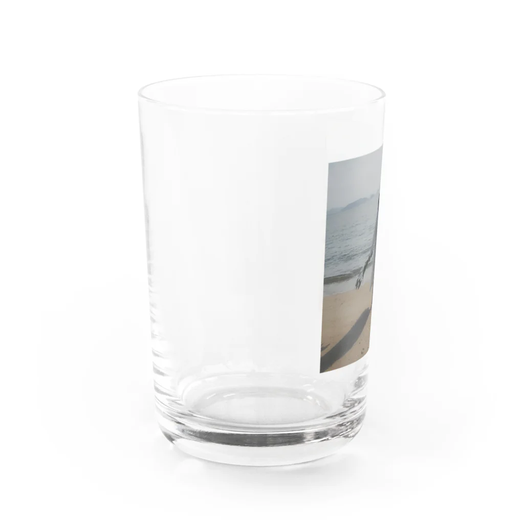 solの白いワンピース Water Glass :left