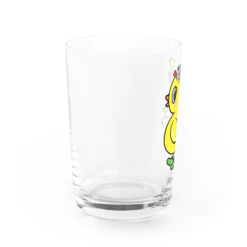 LalaHangeulの花冠ひよ子 Water Glass :left