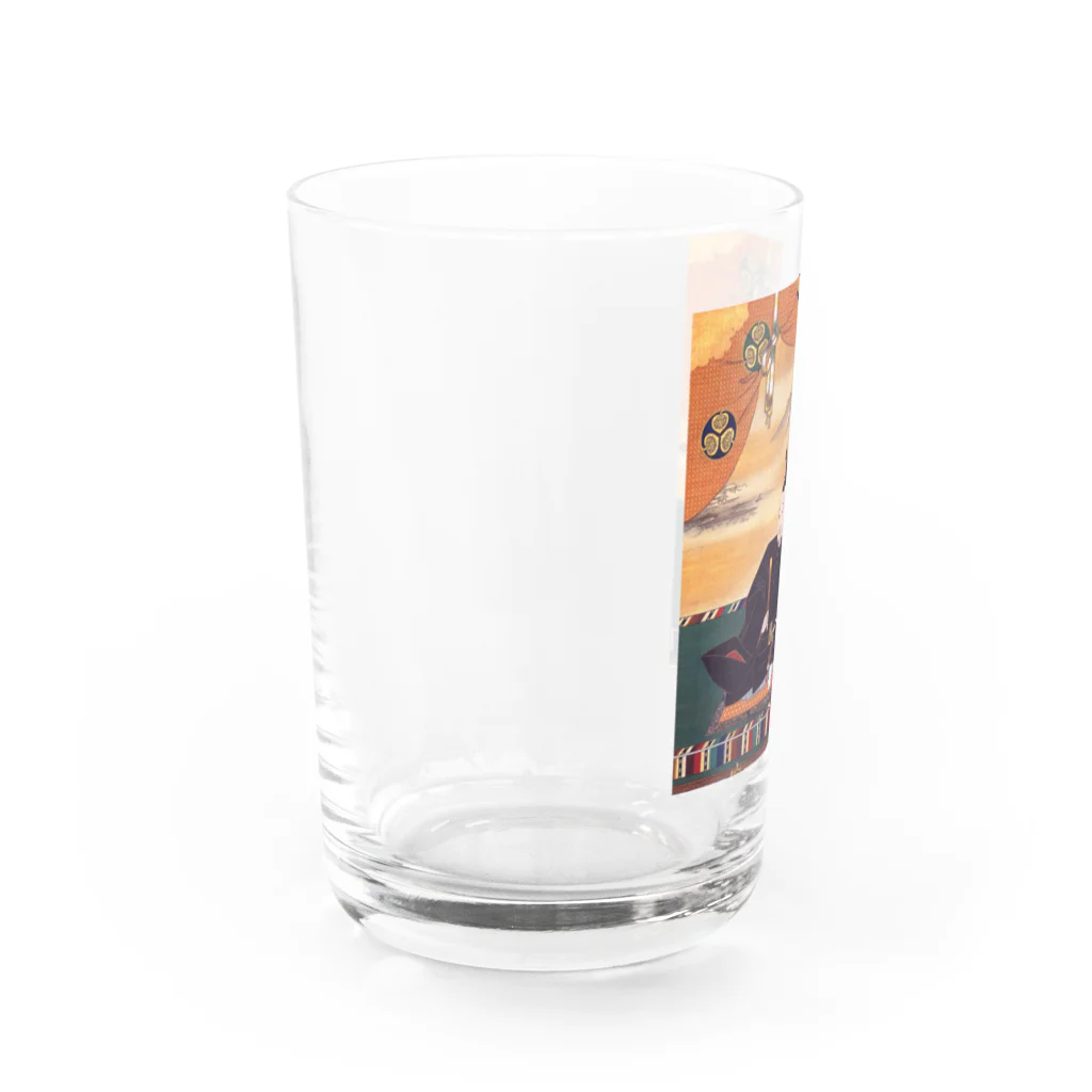 sengokuartの徳川家康像 Water Glass :left