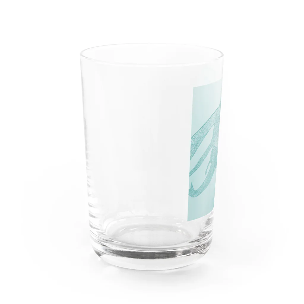 LeafCreateのグラントシロカブトな模様　 Water Glass :left