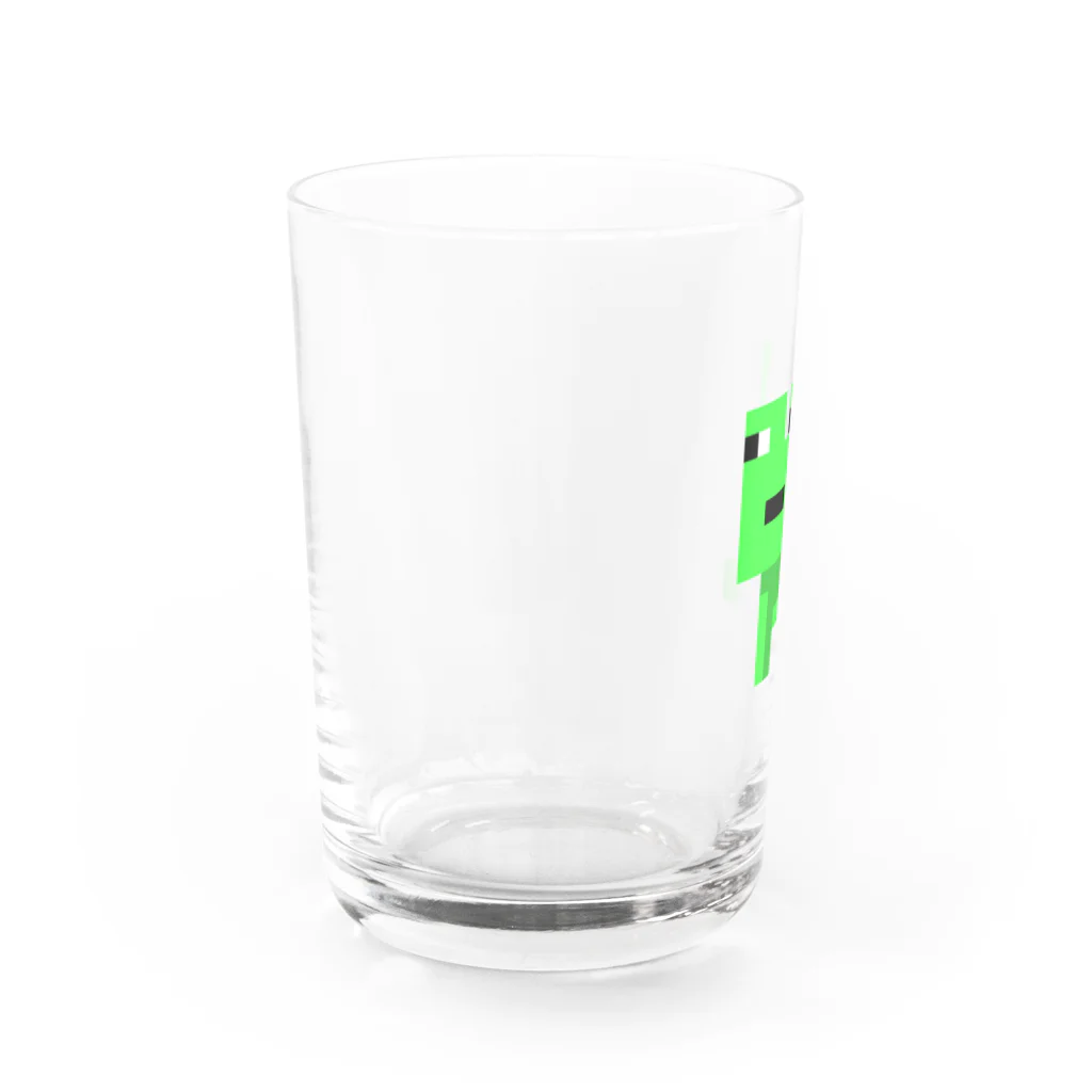 ボーダーラインのキモカエル Water Glass :left