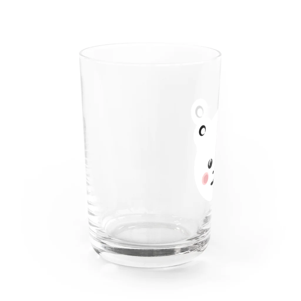 にゃーころのくまころ Water Glass :left