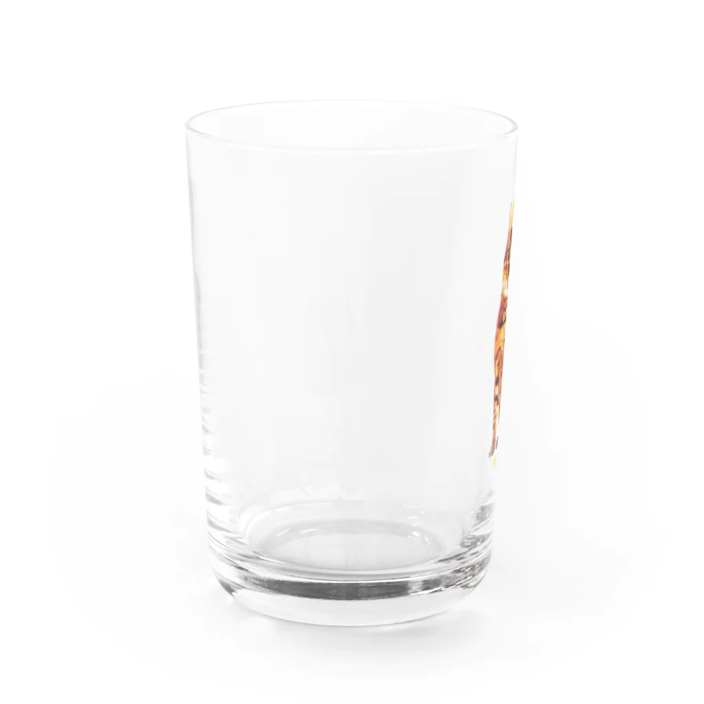 にゃんたまHOUSEのニコ シルエット Water Glass :left