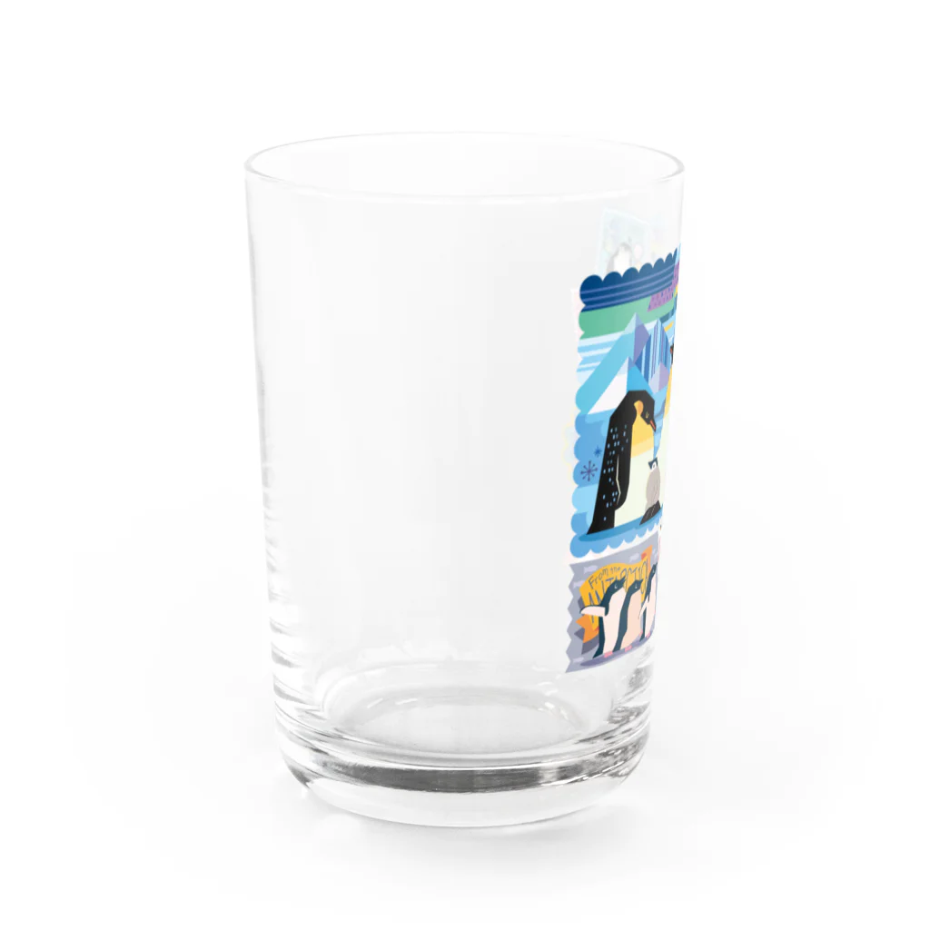 みなとまち層の南半球のペンギンたち Water Glass :left