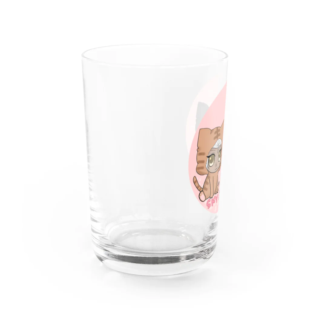 蒼空のにゃんこだよ Water Glass :left