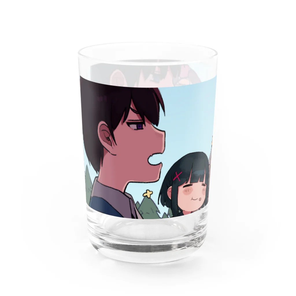 HiJumpショップのヘンゼルとグレーテルvs双子 Water Glass :left