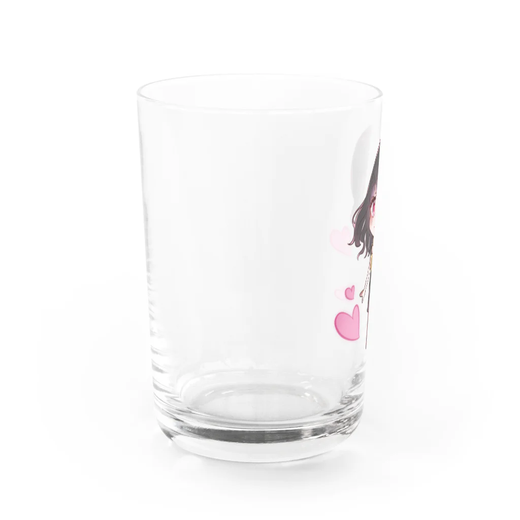 金美館通りの藤村さんショップの金美館通りのちび村さん Water Glass :left